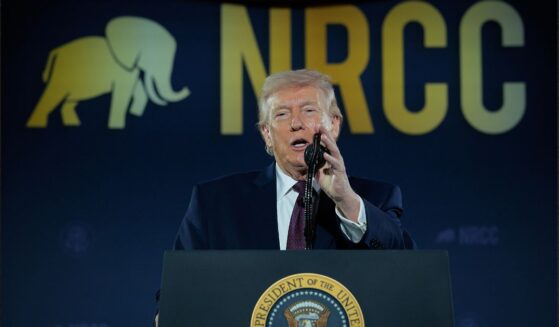 The National Republican Congressional Committee credited President Donald Trump's appearance at its annual fundraising dinner with helping the organization rake in record donations.