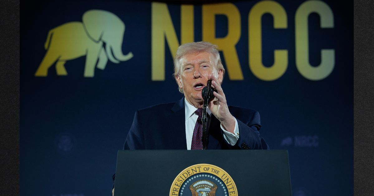The National Republican Congressional Committee credited President Donald Trump's appearance at its annual fundraising dinner with helping the organization rake in record donations.