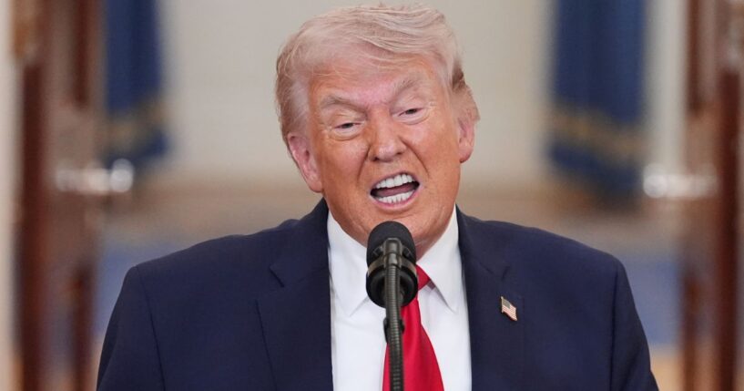 In a social media post Thursday, President Donald Trump lashed out at media stars who have been critical of him.