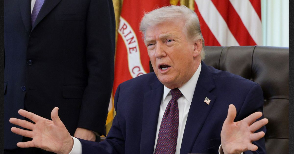 President Donald Trump laid out the consequences for any country supplying arms to Iran.