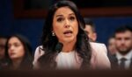 Director of National Intelligence Tulsi Gabbard, seen testifying before a Congressional committee in March, released documents this week revealing what she called a ”coordinated effort by elements within the Intelligence Community ... to manufacture a conspiracy that was used as the basis to impeach President Trump in 2019.”