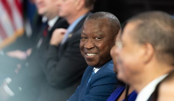 Virginia Speaker of the House of Delegates Don Scott, a Democrat, seen in a February photo, scoffed that Republicans are "terrified of the ballot box."