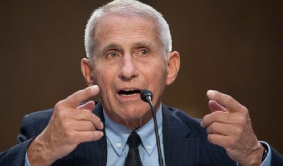Dr. Anthony Fauci, director of the National Institute of Allergy and Infectious Diseases, is pictured during a hearing at the Capitol in September 2022.