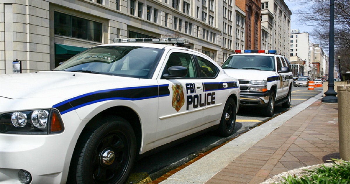 FBI police cars are pictured in Washington, D.C., in a November 2020 file photo.