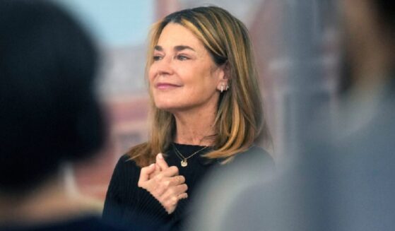 Savannah Guthrie, co-host of NBC's "Today" show, pays a visit to the set on Thursday before her return to the air on Monday morning.