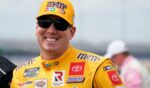 Kyle Busch waits at the start of the NASCAR Xfinity Series race in Lebanon, Tennessee, on June 19, 2021.