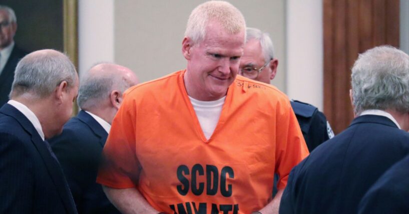 Disgraced attorney Alex Murdaugh is pictured arriving in court in Beaufort, South Carolina, in a file photo dated Sept. 14, 2023.