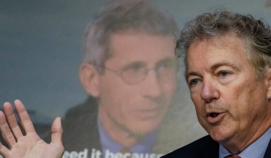 Sen. Rand Paul questions Dr. Anthony Fauci, director of the National Institutes of Allergy and Infectious Diseases, during a Senate Committee on Health, Education, Labor and Pensions hearing about the federal response to monkeypox, on Sept. 14, 2022, in Washington, D.C.