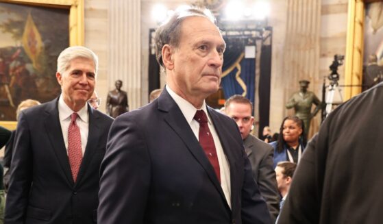 Associate Supreme Court Justice Samuel Alito Jr. attends inauguration ceremonies in the Rotunda of the U.S. Capitol on Jan. 20, 2025, in Washington, D.C.
