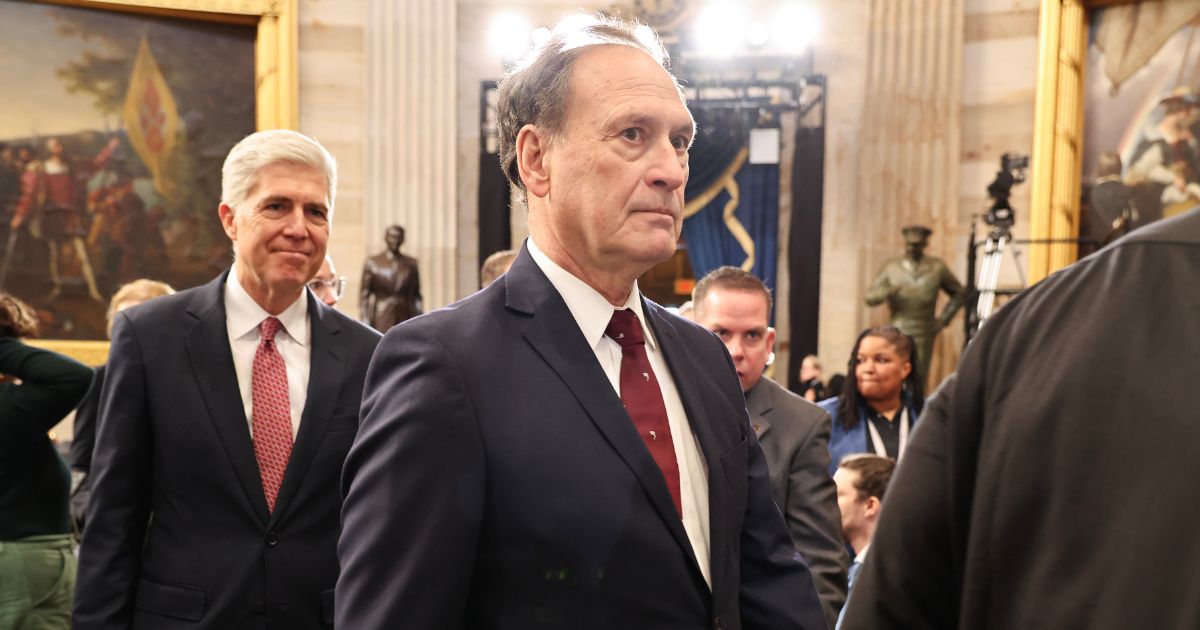 Associate Supreme Court Justice Samuel Alito Jr. attends inauguration ceremonies in the Rotunda of the U.S. Capitol on Jan. 20, 2025, in Washington, D.C.
