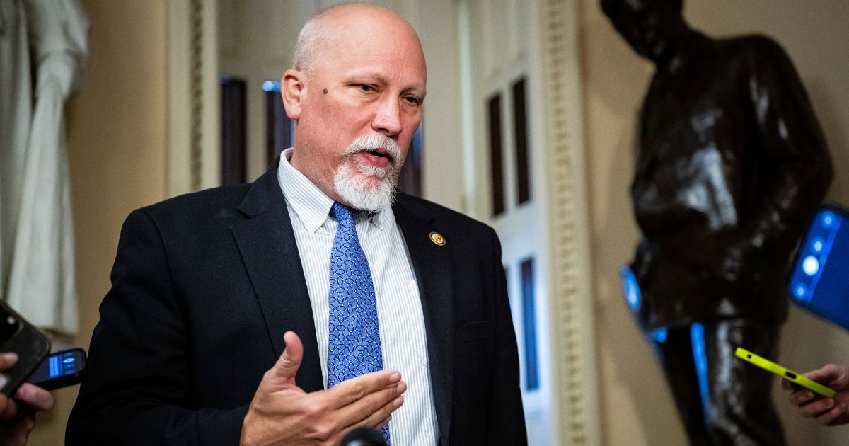 GOP Rep. Chip Roy of Texas speaks to reporters at the U.S. Capitol on April 30.