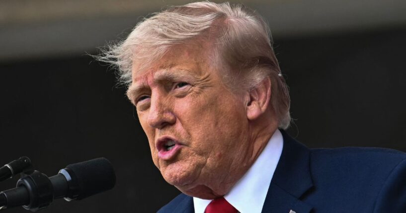 President Donald Trump said Monday that Iran's enriched uranium will either be destroyed in Iran or brought to the U.S. to be destroyed.