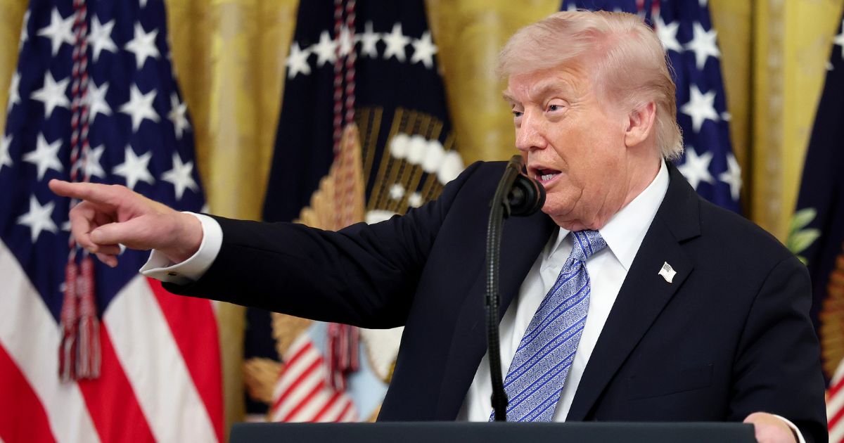 President Donald Trump mocked California Gov. Gavin Newsom for his gaffe about bragging on his low SAT score.