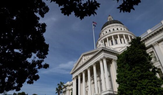 The California State Capitol Building stands in the sunlight on March 29, 2026.