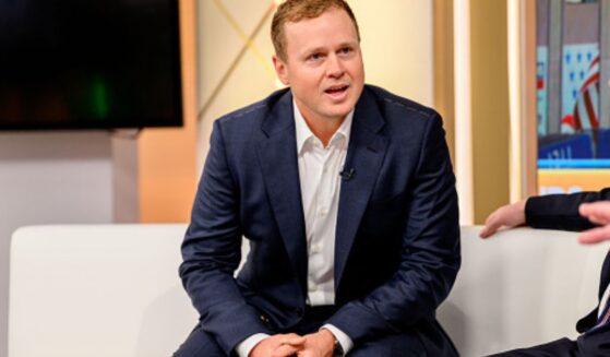 Los Angeles Mayoral Candidate Spencer Pratt sits on the Fox & Friends couch appearing on the Fox News Channel on January 28, 2026.