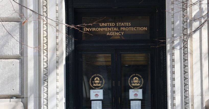 The Environmental Protection Agency headquarters stands in Washington, D.C. on February 13, 2025.