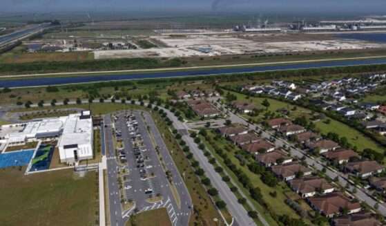 A proposed 200 acre data center stands in Loxahatchee Grove in Palm Beach County, Florida on April 30, 2026.