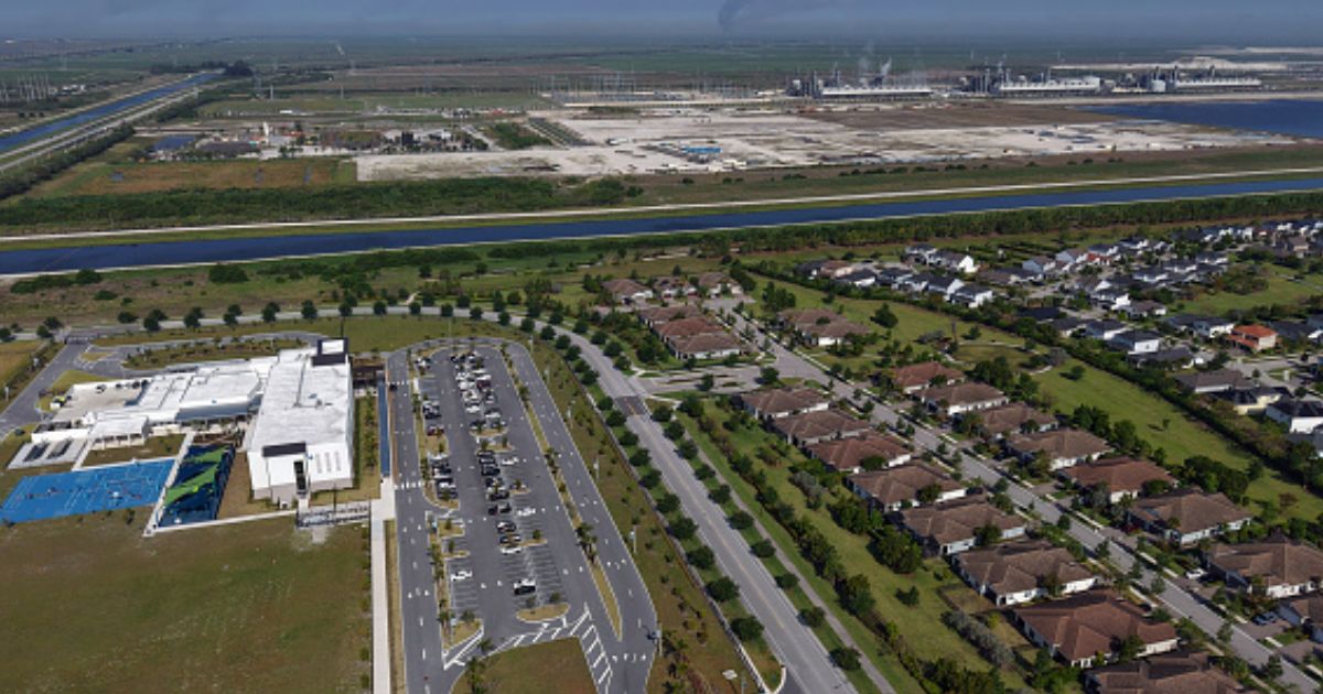 A proposed 200 acre data center stands in Loxahatchee Grove in Palm Beach County, Florida on April 30, 2026.