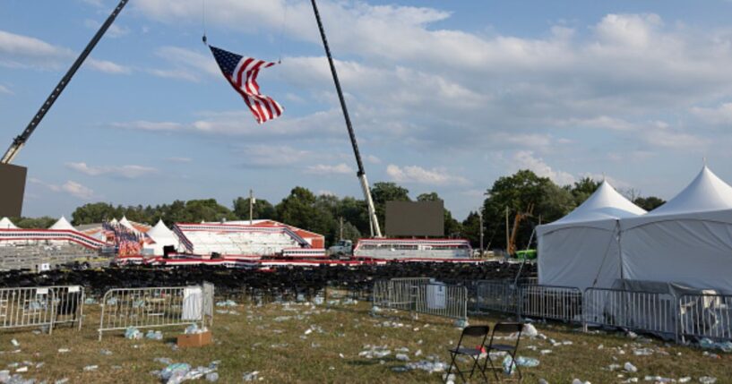 Trump Rally site in Butler, Pennsylvania on July 13, 2025.