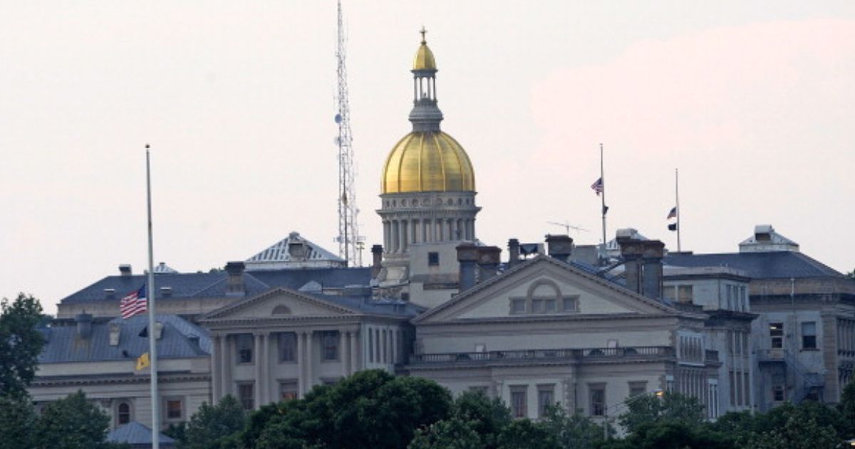 The New Jersey State Capitol can be seen from afar on June 24, 2013 in Trenton.
