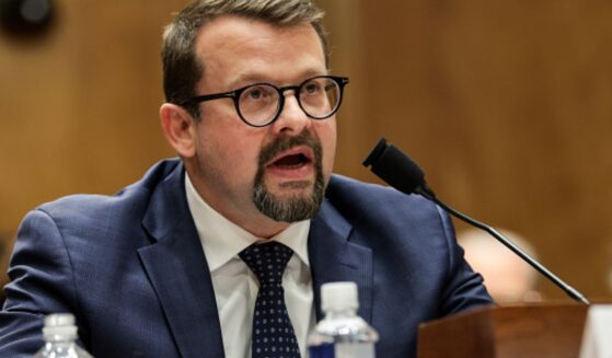 James Erdman III testifies to the Senate Homeland Security Committee on May 13, 2026.