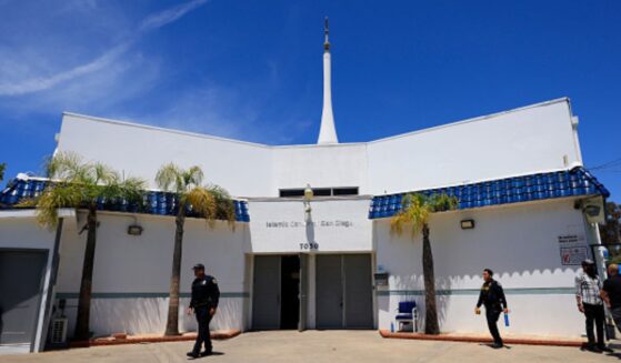 The Islamic Center in San Diego, California is surrounded by authorities on May 19, 2026.
