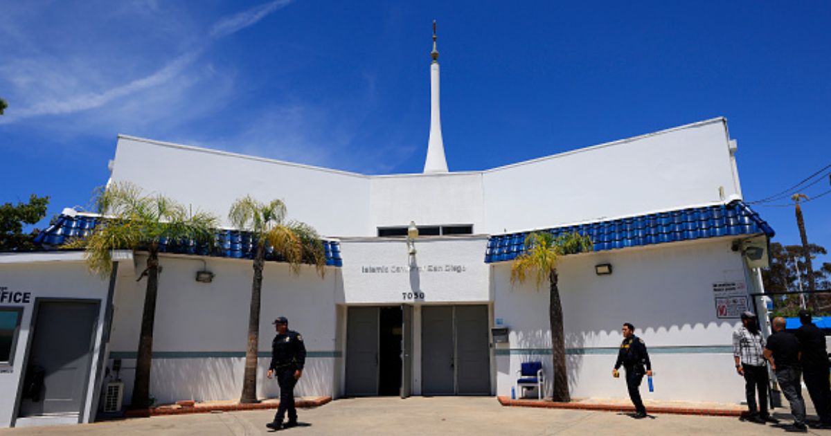 The Islamic Center in San Diego, California is surrounded by authorities on May 19, 2026.