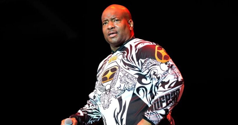 Young MC performs during a tour at RiverEdge Park in Aurora on August 11, 2026.
