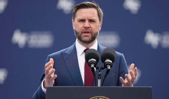 Vice President J.D. Vance speaks at an Air Force Academy graduation ceremony on May 28, 2026.