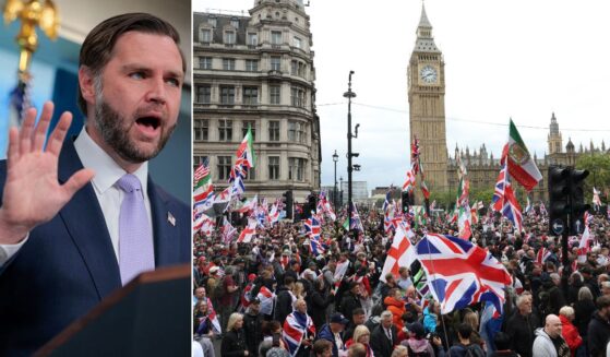 Vice President J.D. Vance encouraged Britons who have been protesting the U.K.'s lax immigration laws.