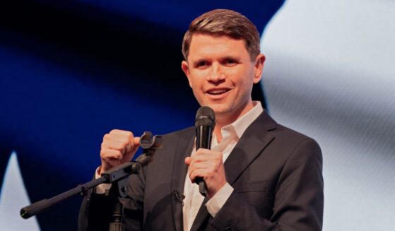 Texas Democratic Senate candidate James Talarico speaks at a rally Wednesday in Houston, Texas.