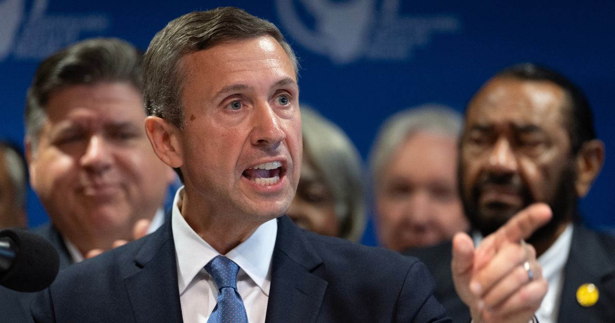 Ken Martin, chairman of the Democratic National Committee, seen in an August photo, is reportedly facing a potential mutiny in the Democratic Party ranks.