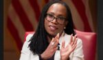 Supreme Court Justice Ketanji Brown Jackson, seen in a 2025 file photo, implied that her colleagues were playing politics with the decision.