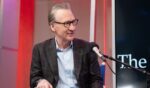 Bill Maher talks on The Megyn Kelly Show at the SiriusXM Studios in New York City on May 20, 2024.