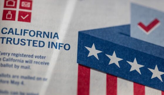 A voter information Gide mailed to a Southern California resident as photographed on May 5, 2026 in Los Angeles.