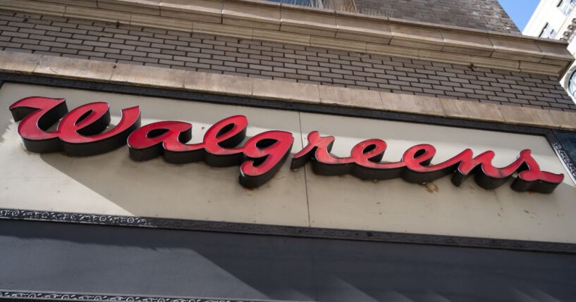 The sign outside a Walgreens store as seen in San Francisco on Jan. 22, 2026.