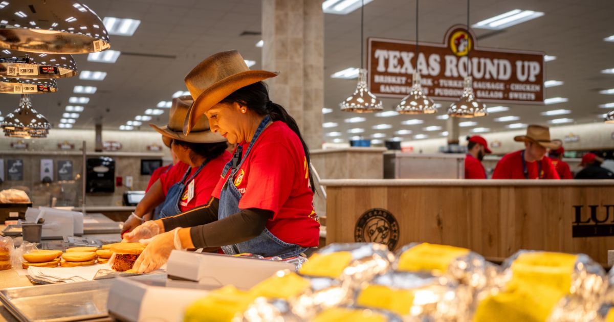 Employees prepare food inside a convenience store within this popular chain in Luling, Texas, on July 12, 2024.