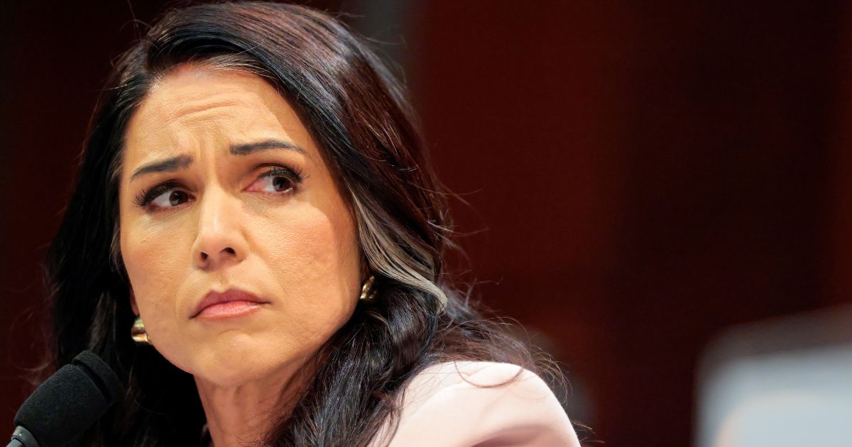 Director of National Intelligence Tulsi Gabbard looks on during a House Select Intelligence Committee hearing on March 19, 2026 in Washington, DC.