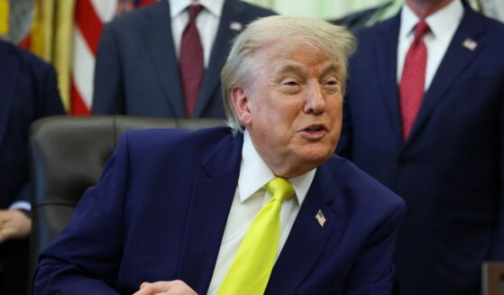 President Donald Trump speaks during an event in the Oval Office of the White House in Washington on June 4, 2026.