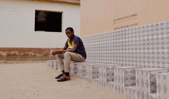 A student from an orphanage school who was abducted with others by gunmen in late April, is photographed May 7 following his release in Lokoja, Nigeria. Attacks on schools continued last week, with more than 80 children abducted.