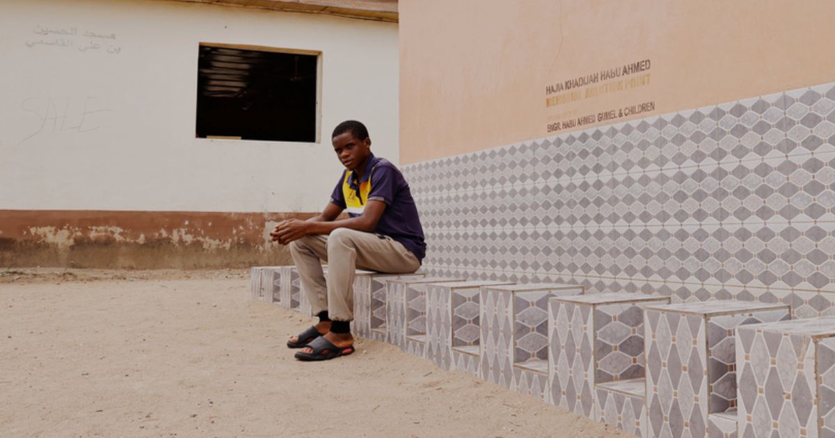 A student from an orphanage school who was abducted with others by gunmen in late April, is photographed May 7 following his release in Lokoja, Nigeria. Attacks on schools continued last week, with more than 80 children abducted.