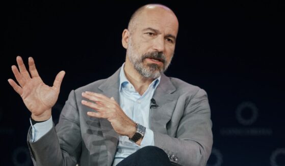 Uber CEO Dara Khosrowshahi, seen in a September photo, recently explained how autonomous vehicles could transform transportation in America.