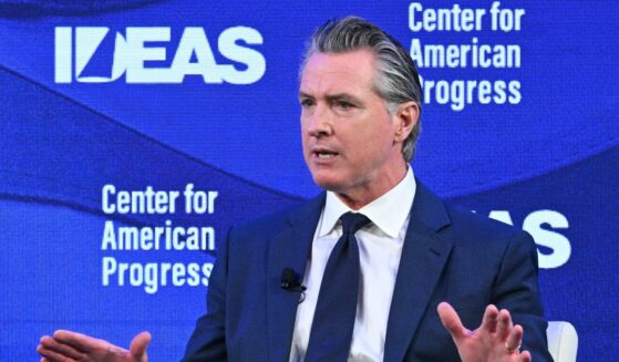 California Gov. Gavin Newsom speaks during the Center for American Progress IDEAS Conference in Washington, D.C., on May 19, 2026.