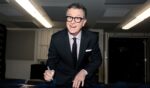 Stephen Colbert attends the 51st Chaplin Award Gala honoring George Clooney at Alice Tully Hall, Lincoln Center, on April 27, 2026, in New York City.