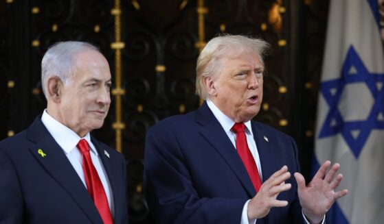 President Donald Trump welcomes Israeli Prime Minister Benjamin Netanyahu to his Mar-a-Lago club on Dec. 29, 2025, in Palm Beach, Florida.