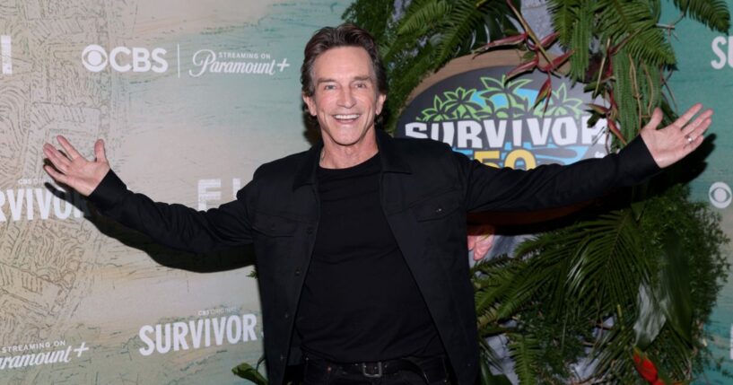 Jeff Probst attends the "Survivor" Season 50 Premiere Screening at Hall Des Lumieres on Feb. 24, 2026, in New York City.