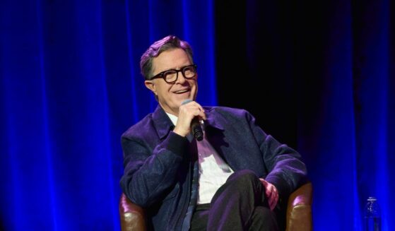 Stephen Colbert speaks onstage as part of the 2025 New York Comedy Festival at Town Hall on Nov. 8, 2025, in New York City.