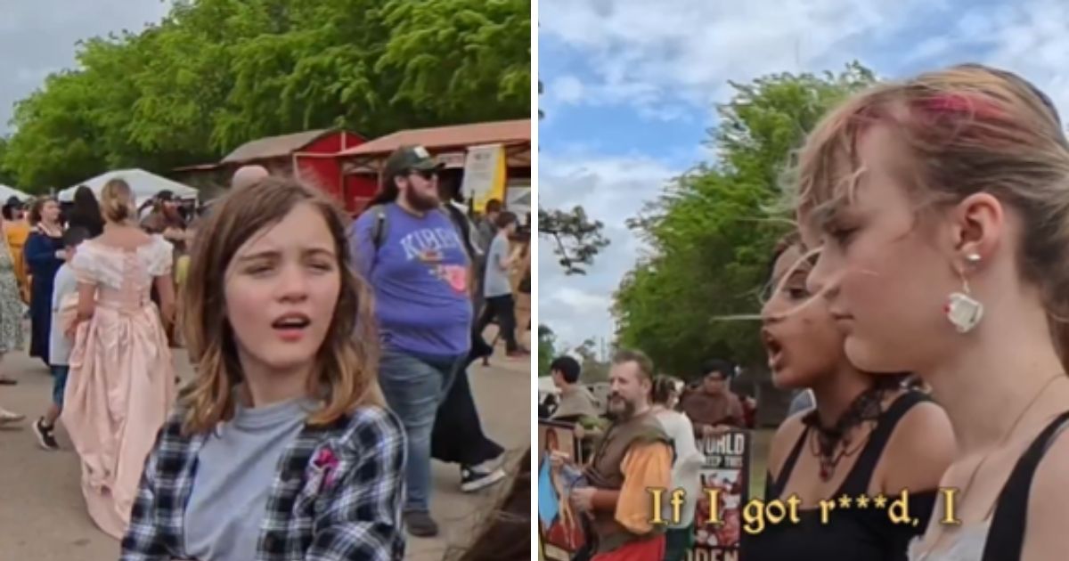 The clip by Abolitionists Rising posted on May 21, 2026, depicted four young girls arguing about life in the womb.