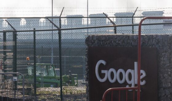 An illustration picture shows the Belgium Google Data Center, in Saint-Ghislain, Belgium, on Nov. 22, 2025.