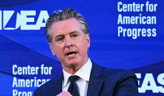 California Gov. Gavin Newsom speaks during the Center for American Progress IDEAS Conference in Washington, D.C., on May 19, 2026.